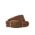 JACK & JONES leren riem JACJOE donkerbruin
