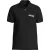 Korte Mouwen Kraag Logo Polo Shirt in Zwart