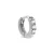 Piercing Luxenter, Ansung Sterling Zilver 925 en Rhodium Vergulde Briljant Zirkonia