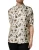 Geprinte Zijde Polo Top