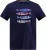 A Fish Named Fred T-Shirt Navy heren