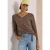 Shirt met split in de hals, in tuniekstijl