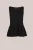 WE Fashion – Dames gebreide top met structuur en stretch – Regular fit – Zwart – Viscose –