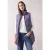 Cecil Dames Lang vest in Paars