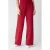 Shoeby regular high waist casual broek rood