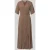 Selected Femme regular fit linnen jurk met V-hals model ‘VIVA’