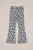 WE Fashion – Meisjes flared legging met print – Regular fit – Marineblauw – LENZING™ ECOVERO™ viscose –