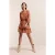 Summum Woman Skirtpetite Fleur Print Soft Camel