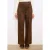 LOLALIZA rechtvallend high waist broek bruin