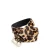 Legend leren riem met panterprint beige