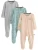 Baker by Ted Baker Nachtkledij  grijs / groen / mintgroen / abrikoos