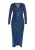Faina Jurk Dames blauw