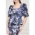 GUESS Marciano By  Alexis Top Printed Petal Pose Indigo