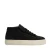 Manfield nubuck sneakers zwart