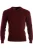 Marvelis Casual Trui V-hals bordeaux, Effen