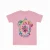 Harry Potter Meisjes Gryffindor Crest Tie Dye Ingevuld Katoenen T-Shirt (Baby Roze)