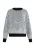 usha WHITE LABEL Trui ‘Iridia’  zwart / wit