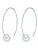 Valero Pearls Oorbellen  zilver / parelwit
