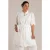 Yest Curve tuniek broderie wit