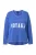 Ulla Popken Sweatshirt  donkerblauw / wit