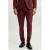 JACK & JONES PREMIUM super slim fit pantalon – roodbruin