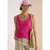 Effen longtop met ronde hals
