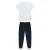 Lyle & Scott Jongens lange pyjamaset (Wit/Zwaar)