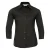 Russell Collectie Dames/Dames 3/4 Mouw Easy Care Gevoelig overhemd (Zwart)