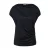 Vrouwelijke Sophisticated Drapé Col Fluid T-shirt COMMA