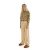 Vrouwelijke broek met rechte snit en effen patroon 24 Colours