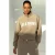 The Lola Club sweater Jayla Half Zip zand