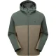 Heren Lichtgewicht Waterdichte Wand jacket met Capuchon Halve Rits Regenjas