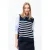 Caroll gestreepte spencer met wol marineblauw