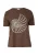 s.Oliver Shirt  donkerbruin / wit