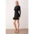 TRENDYOLMİLLA Dames Zwart Effen Kort / Mini Lang Stijlvol/Avond Bodycon Jurken
