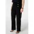 MS Mode wide leg regular waist broek zwart