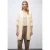 Street One Dames Lang fijn gebreid vest in Beige