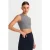 Geribbelde Katoenen Crop Top