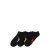 Ralph Lauren sneakersokken – set van 3 zwart