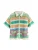Next Gebreid vest  lichtbeige / groen / oranje / lichtroze