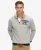 Superdry Mannen Vintage Athletic Trui met Halve Rits Grijs