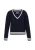 DreiMaster Maritim Trui ‘Maritime’  navy / wit
