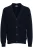 !Solid Gebreid vest ‘Gore’  donkerblauw
