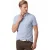 Poloshirt lichtblauw Baileys normale fit pique met borstzak
