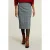 River Woods Midi Checked Skirt