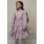 Le Chic korte tule rok met glitters – roze