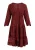 Mymo midi-jurk Dames zwart/rood