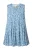 Ulla Popken Shirt  blauw denim / wit