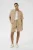 Korte mouwen shirt Loose fit Classic Sand
