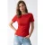 Dames Slim Fit Bootnek T-shirt